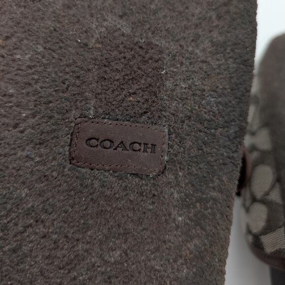 Coach Men's Signature Clog Slides Slip-On Closed Toe Oak-Maple Size US10D EU43 - Picture 11 of 12